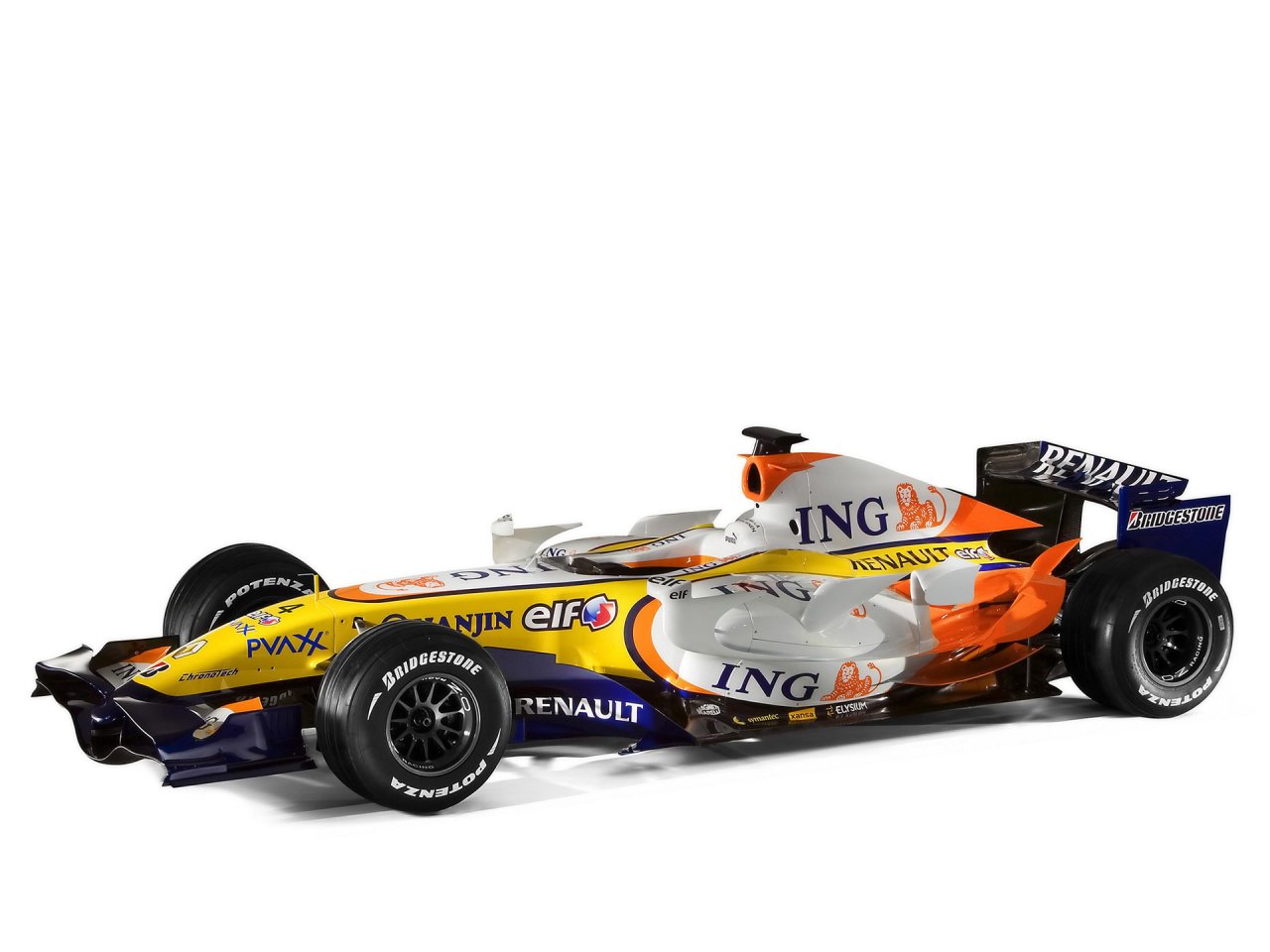 Foto: Renault F1 R27 Left Side Angle (2007)