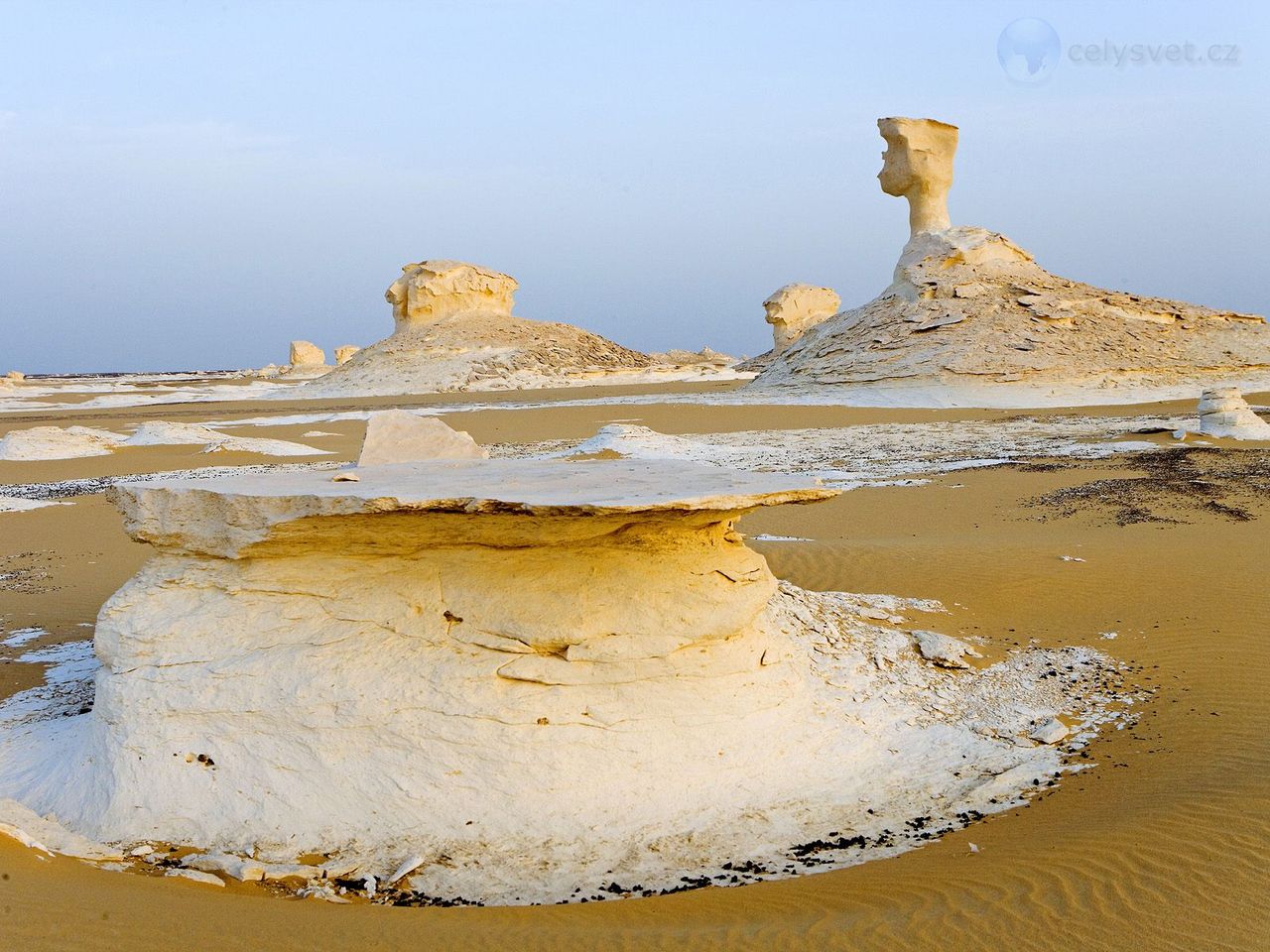 Foto: The White Desert, Near Farafra Oasis, Egypt