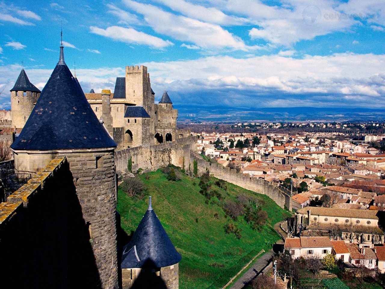 Foto: Comtal Castle, Carcassonne, France 1