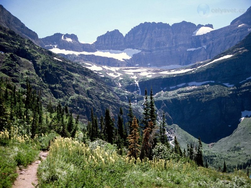 Foto: Salamander Glacier, Glacier National Park, Montana