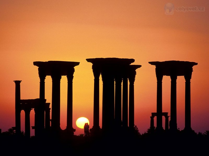 Foto: Tetrapylon, Palmyra, Syria